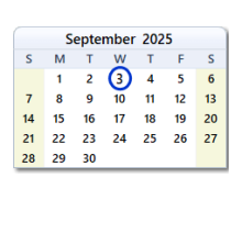 September 3rd, 2025
