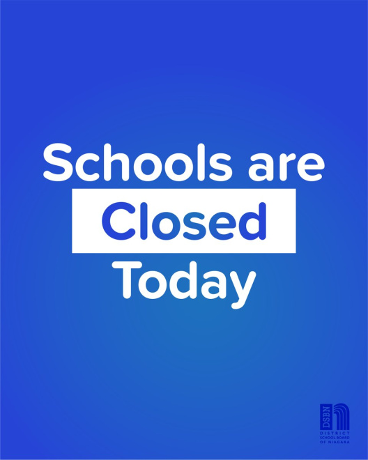 All Schools Closed Today, Jan. 27th